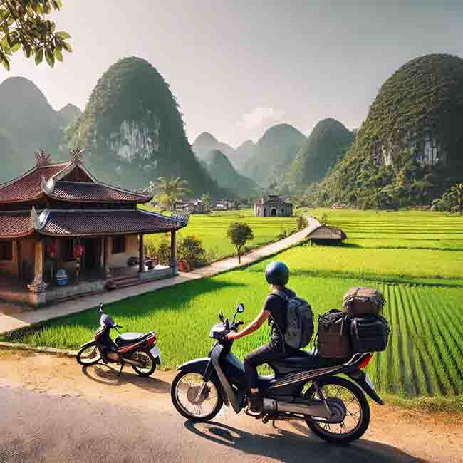 Renting a Motorbike in Ninh Binh