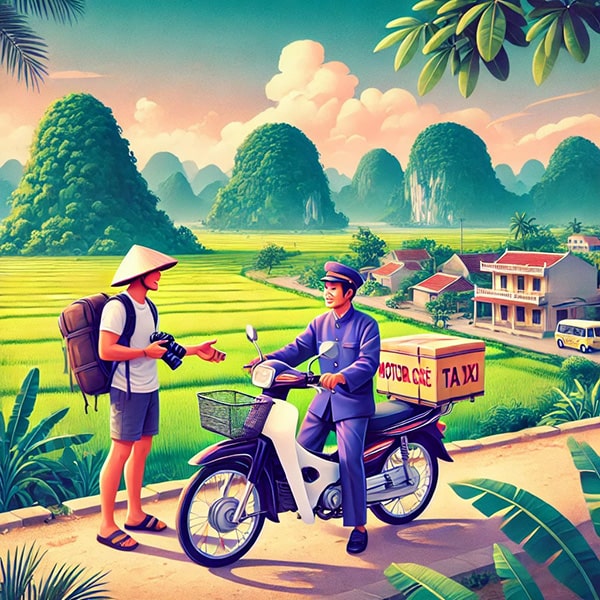 Motorbike Taxis in Ninh Binh: The Solution for Short Journeys